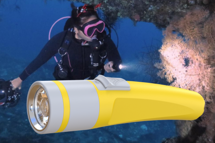 D6 Lite Diving Flashlight