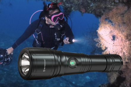 D6s Pro Diving Flashlight